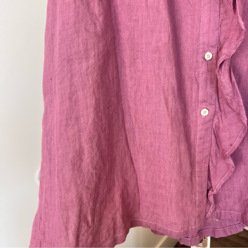 Max Mara Weekend Leisure Linen Shirt Dress- 12 - Picture 2 of 11